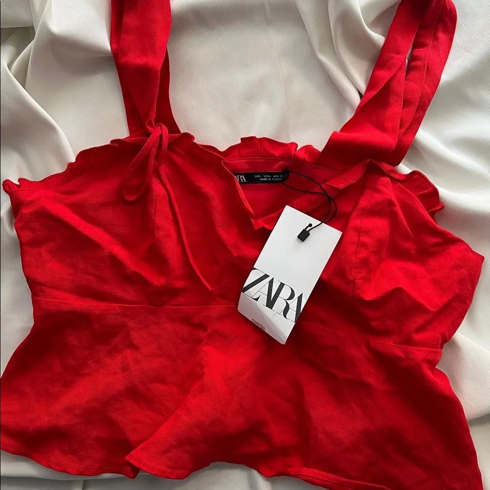 NET Zara Red Top - Picture 2 of 3